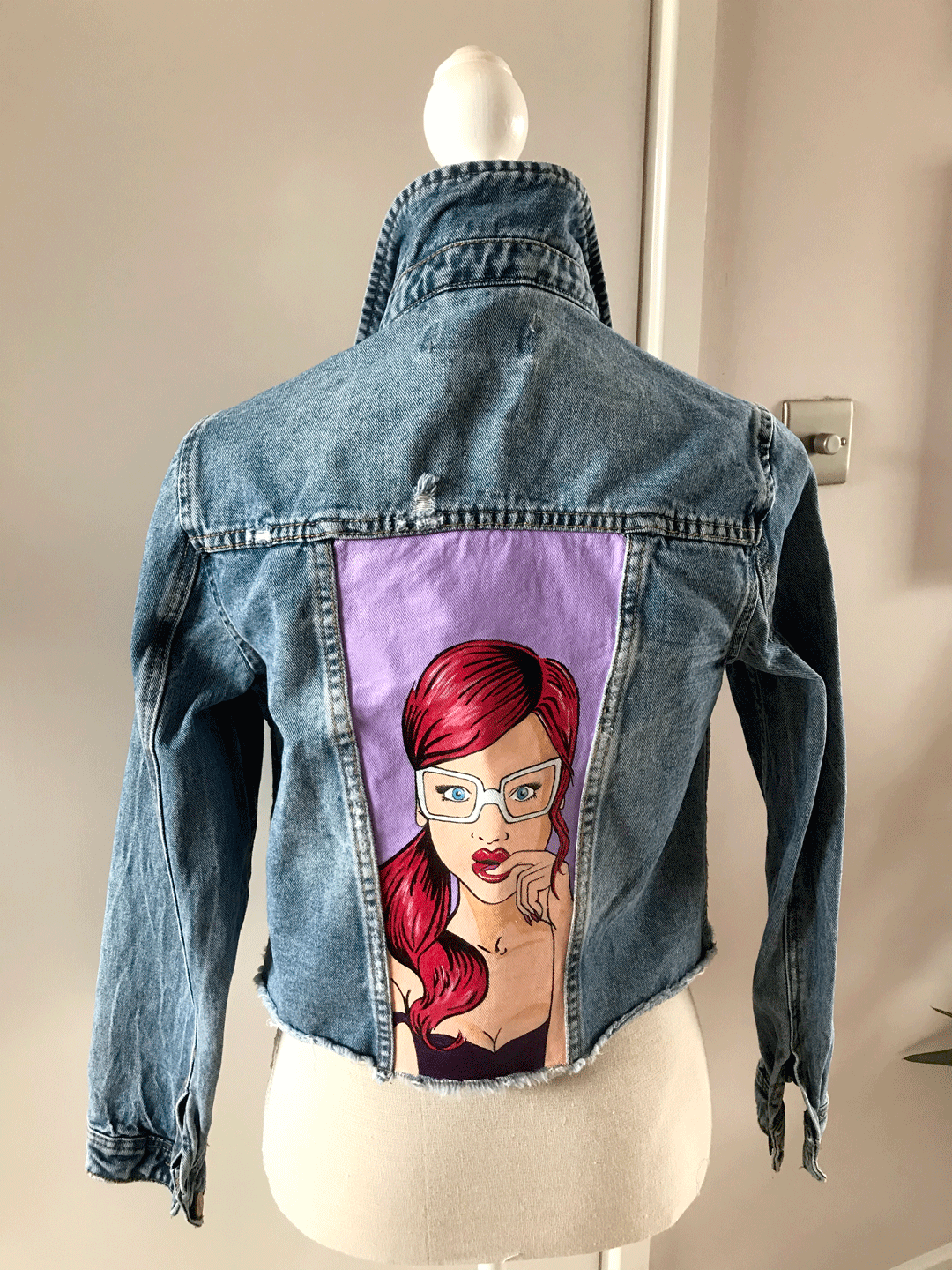 Design by Paula jacket painting