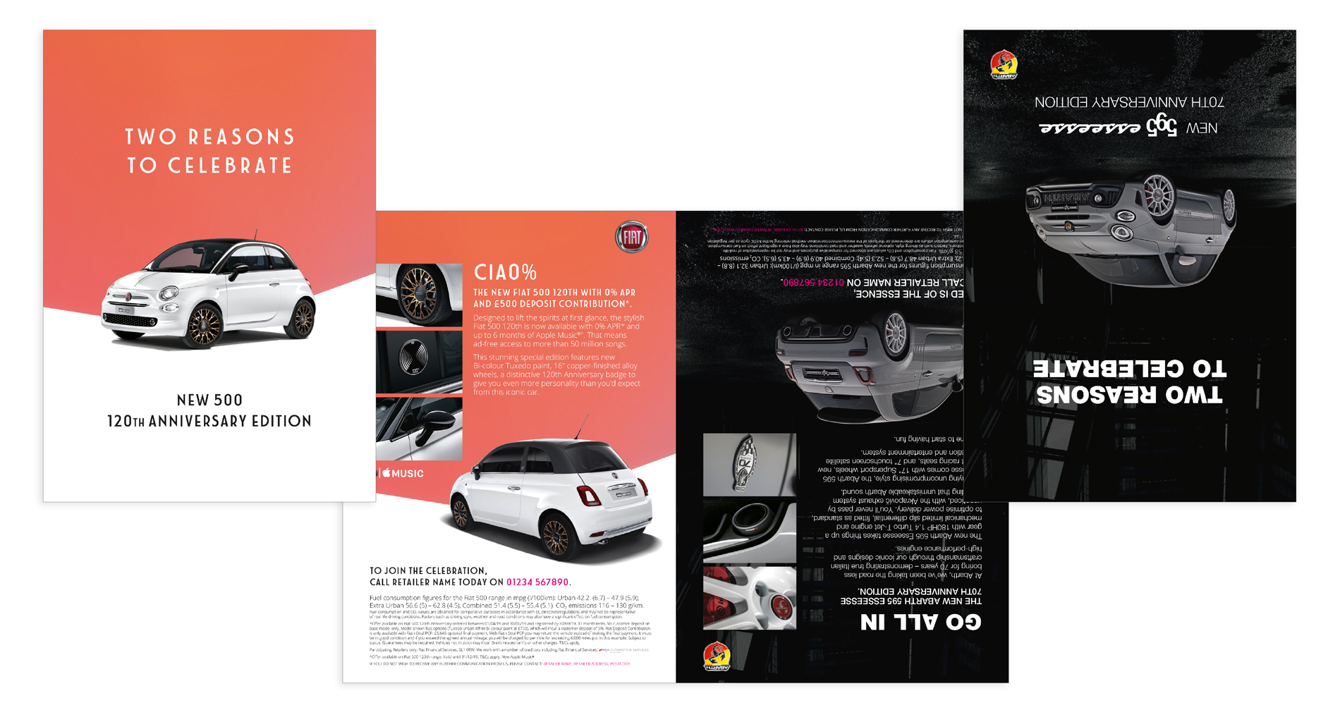 FCA Dual Fiat and Abarth door-drop