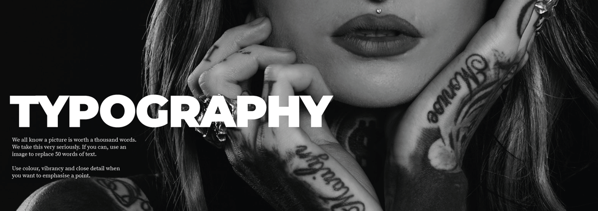Brand Guidelines Typography
