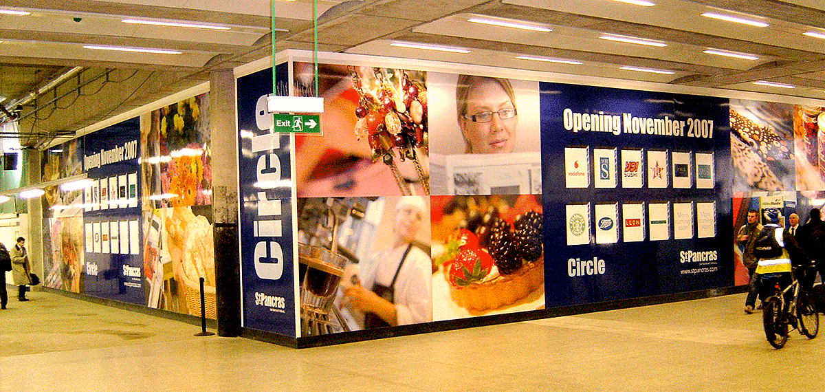 St Pancras Station OOH